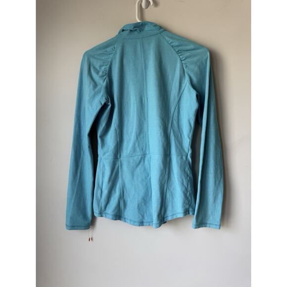 Lilly Pulitzer Luxletic Women’s Size Medium Blue Kapri Jacket Coat Shirt Cruise - Picture 3 of 10